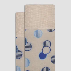 Geometric Mid-Calf Socks