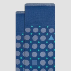 Geometric Mid-Calf Socks
