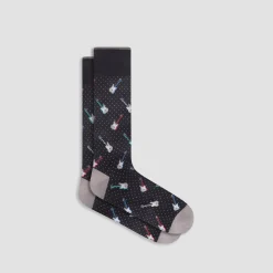 Guitar Mid-Calf Socks