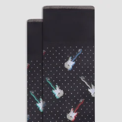 Guitar Mid-Calf Socks