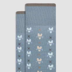 Heart & Arrow Mid-Calf Socks
