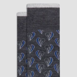 Heart Mid-Calf Socks