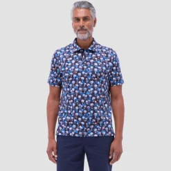 Hendrix Palm Tree Polo Shirt