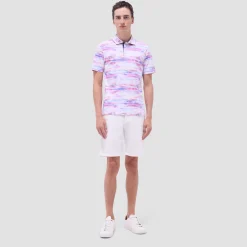 Hendrix Watercolor Abstract Polo Shirt