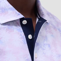 Hendrix Watercolor Palm Tree Polo Shirt