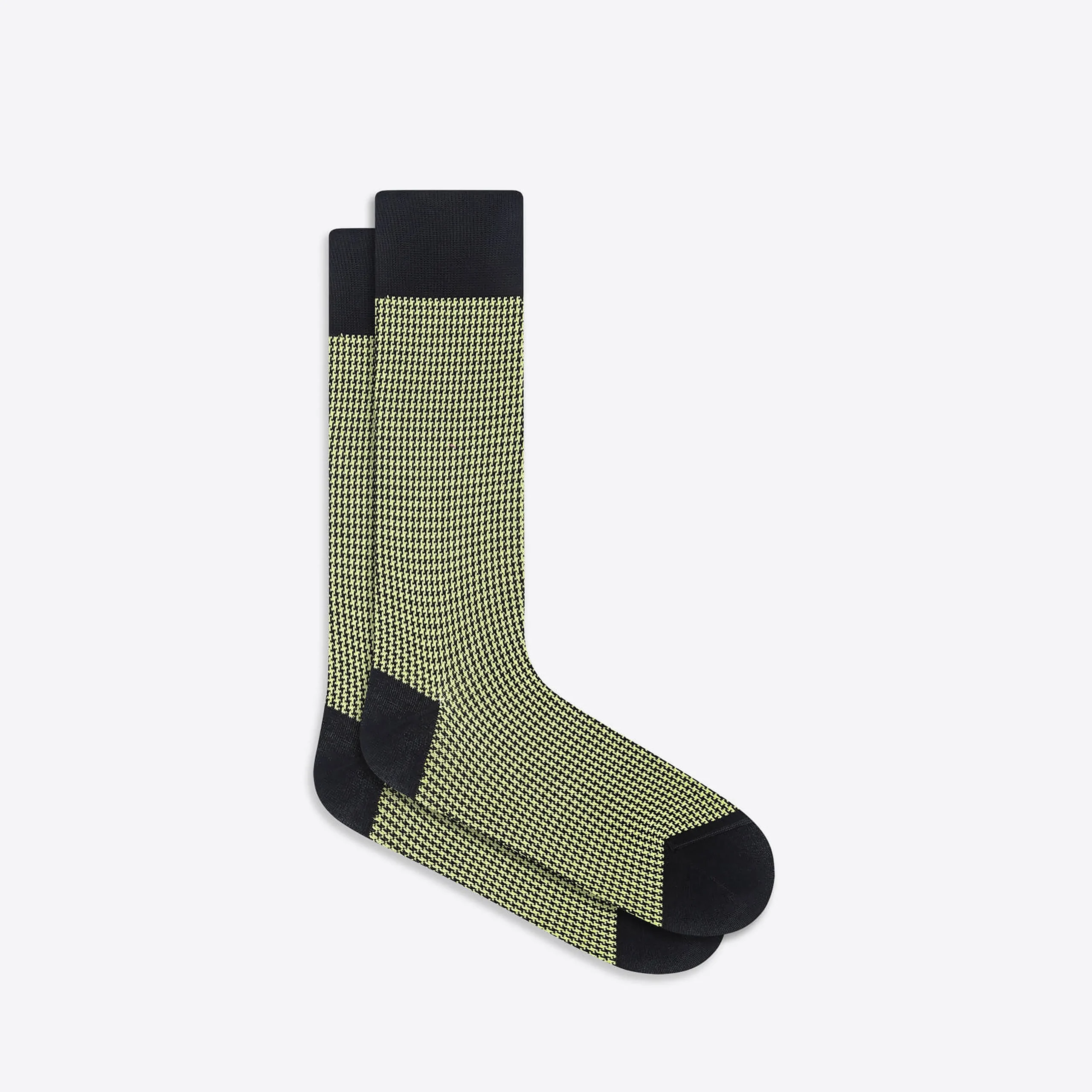 Houndstooth Mid-Calf Socks