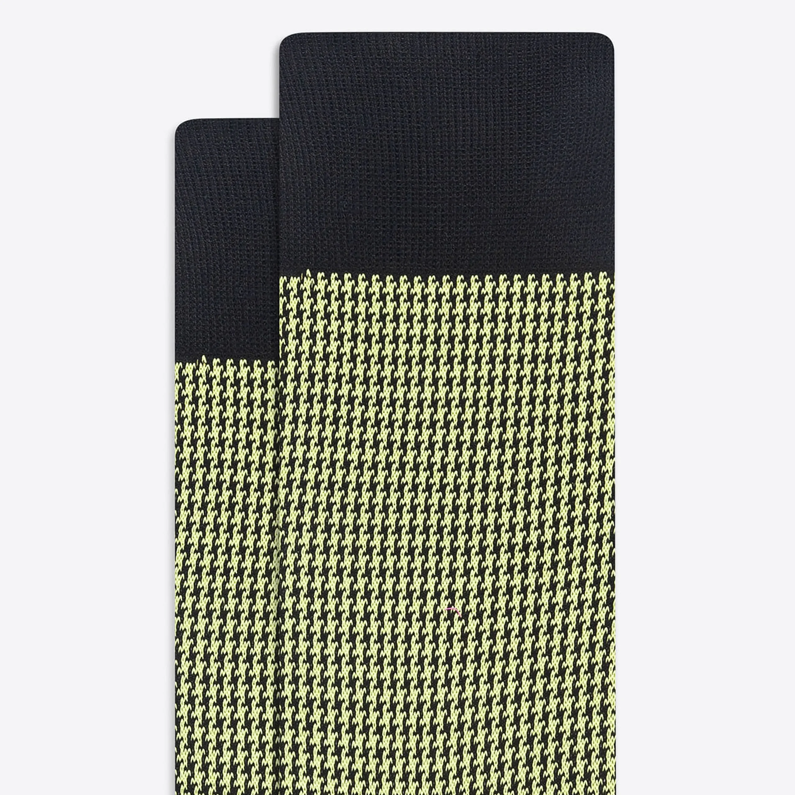 Houndstooth Mid-Calf Socks