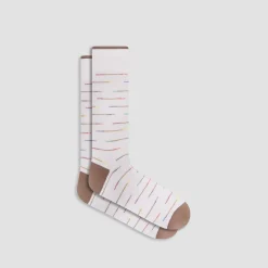 Interrupted Stripe Mid-Calf Socks