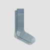 Interrupted Stripe Mid-Calf Socks