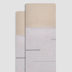Interrupted Stripe Mid-Calf Socks