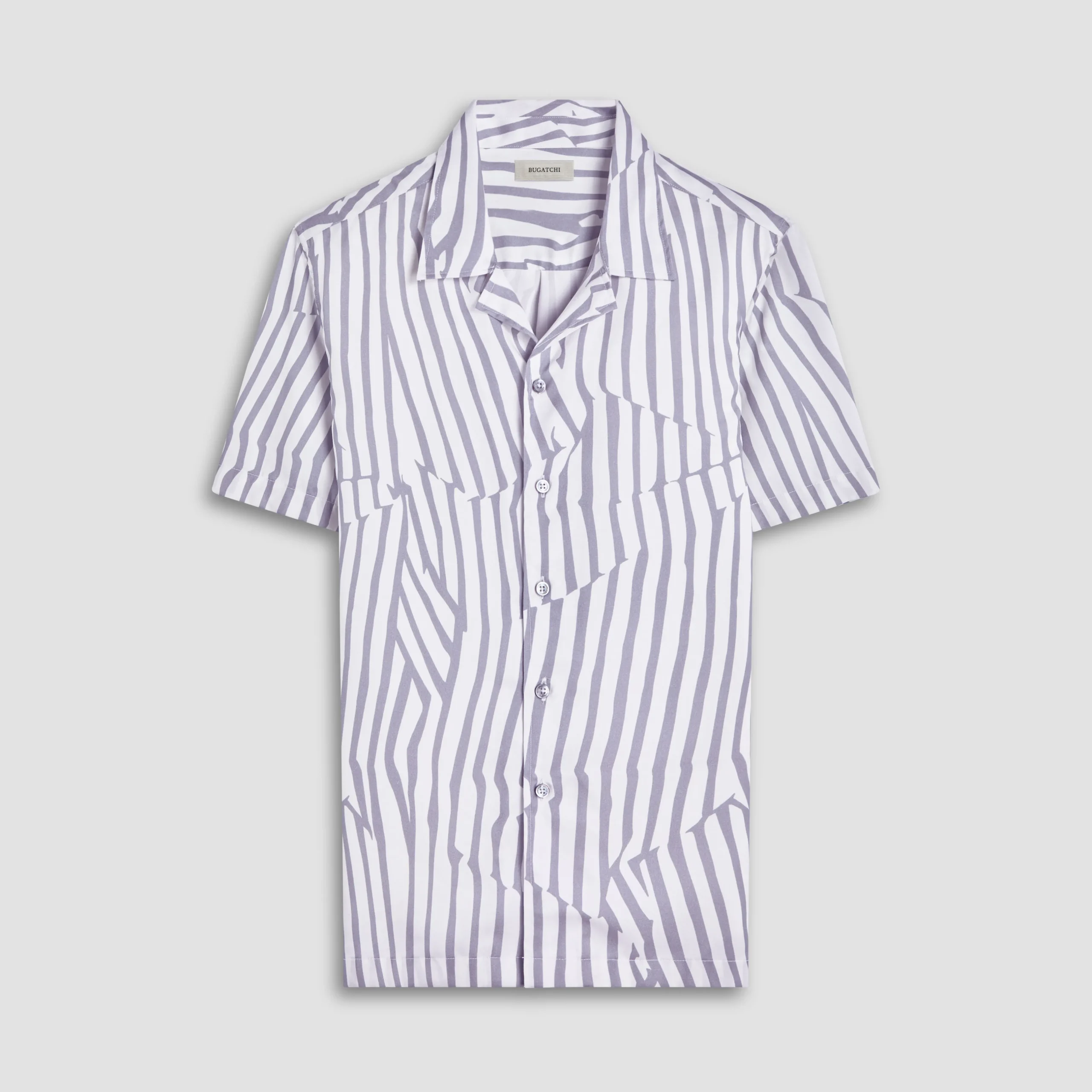 Jackson Irregular Stripe Camp Shirt