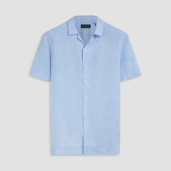 Jackson Solid Linen Camp Shirt