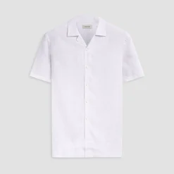 Jackson Solid Linen Camp Shirt