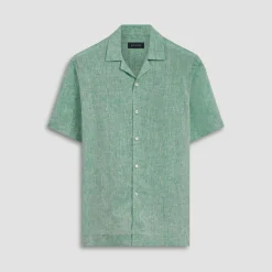 Jackson Solid Linen Camp Shirt