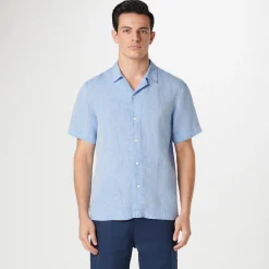 Jackson Solid Linen Camp Shirt