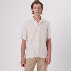 Jackson Solid Linen Camp Shirt
