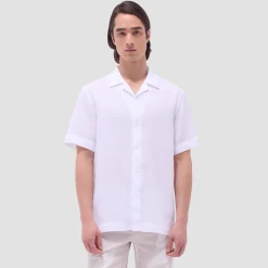 Jackson Solid Linen Camp Shirt