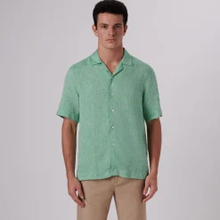 Jackson Solid Linen Camp Shirt