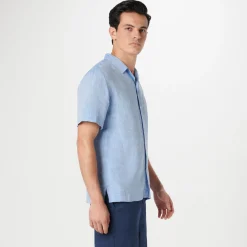 Jackson Solid Linen Camp Shirt