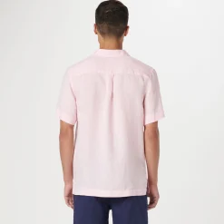 Jackson Solid Linen Camp Shirt