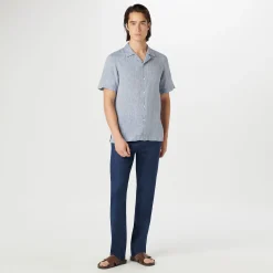 Jackson Solid Linen Camp Shirt