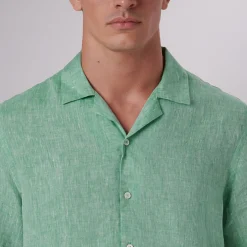 Jackson Solid Linen Camp Shirt