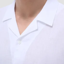 Jackson Solid Linen Camp Shirt