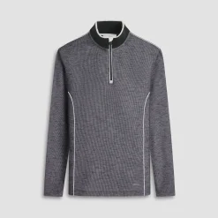 Jacquard Performance Quarter-Zip Pullover