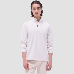 Jacquard Performance Quarter-Zip Pullover