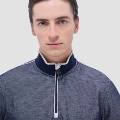 Jacquard Performance Quarter-Zip Pullover