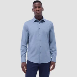 James Diagonal Twill Print OoohCotton Shirt