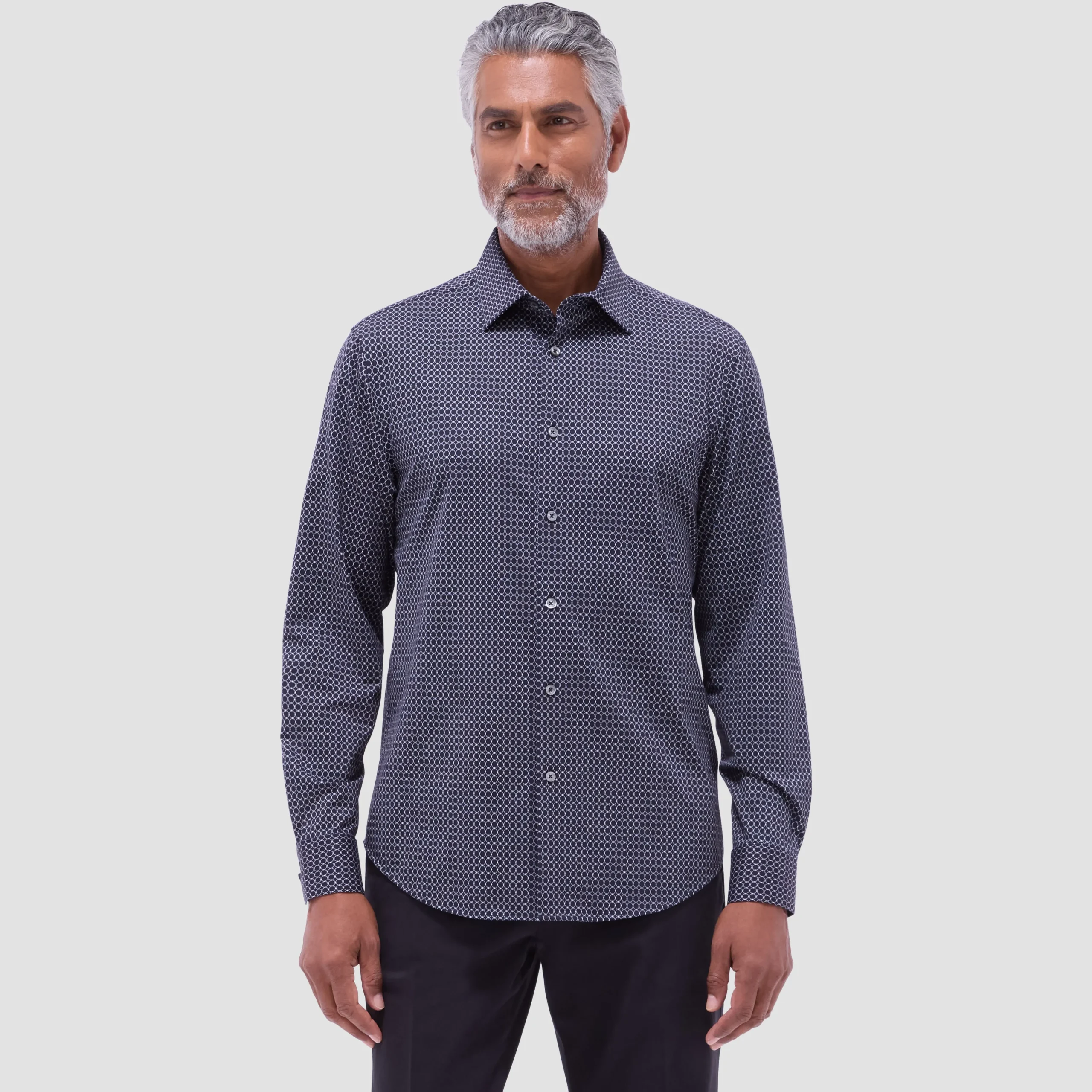James Geometric Hexagon OoohCotton Shirt