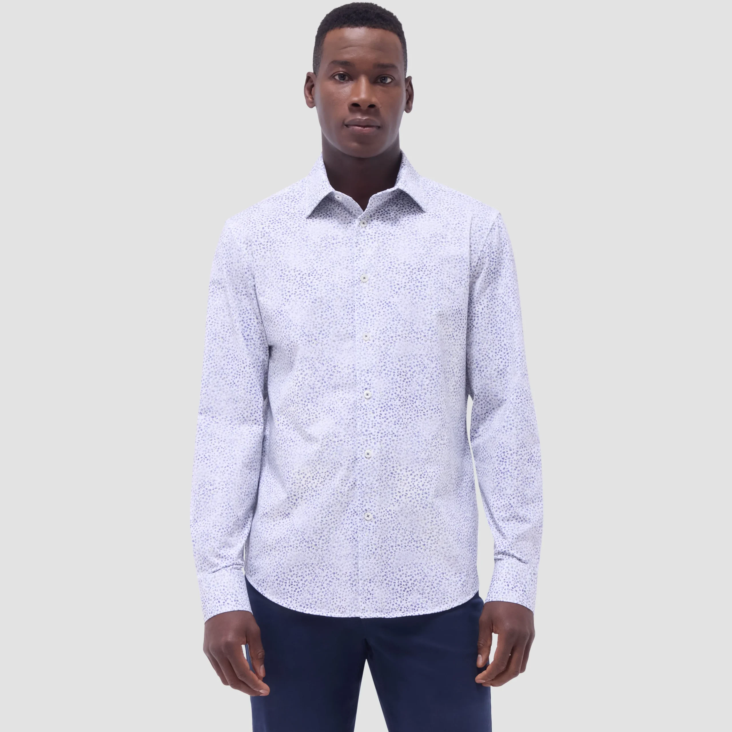 James Leaf Print OoohCotton Shirt