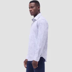 James Leaf Print OoohCotton Shirt