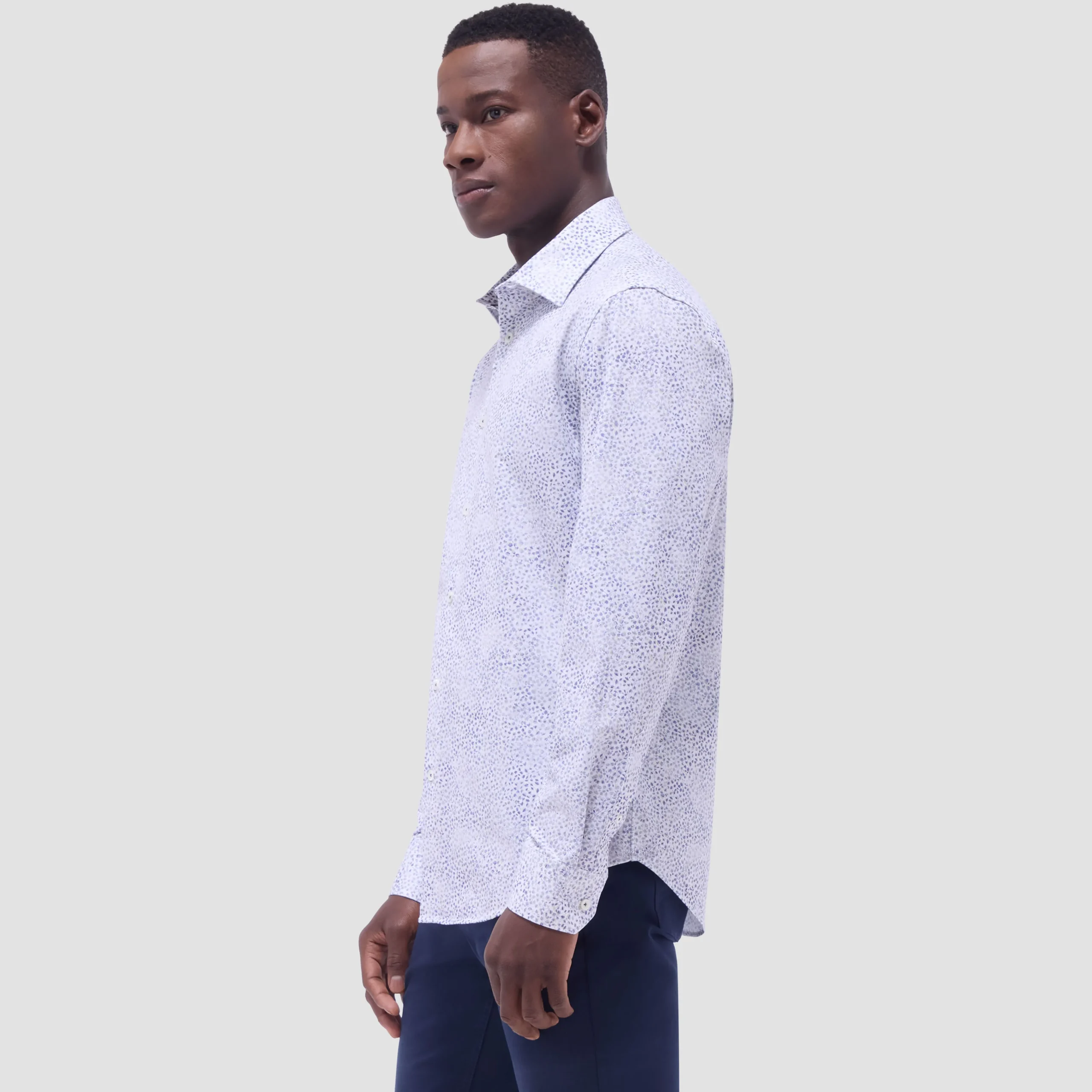 James Leaf Print OoohCotton Shirt