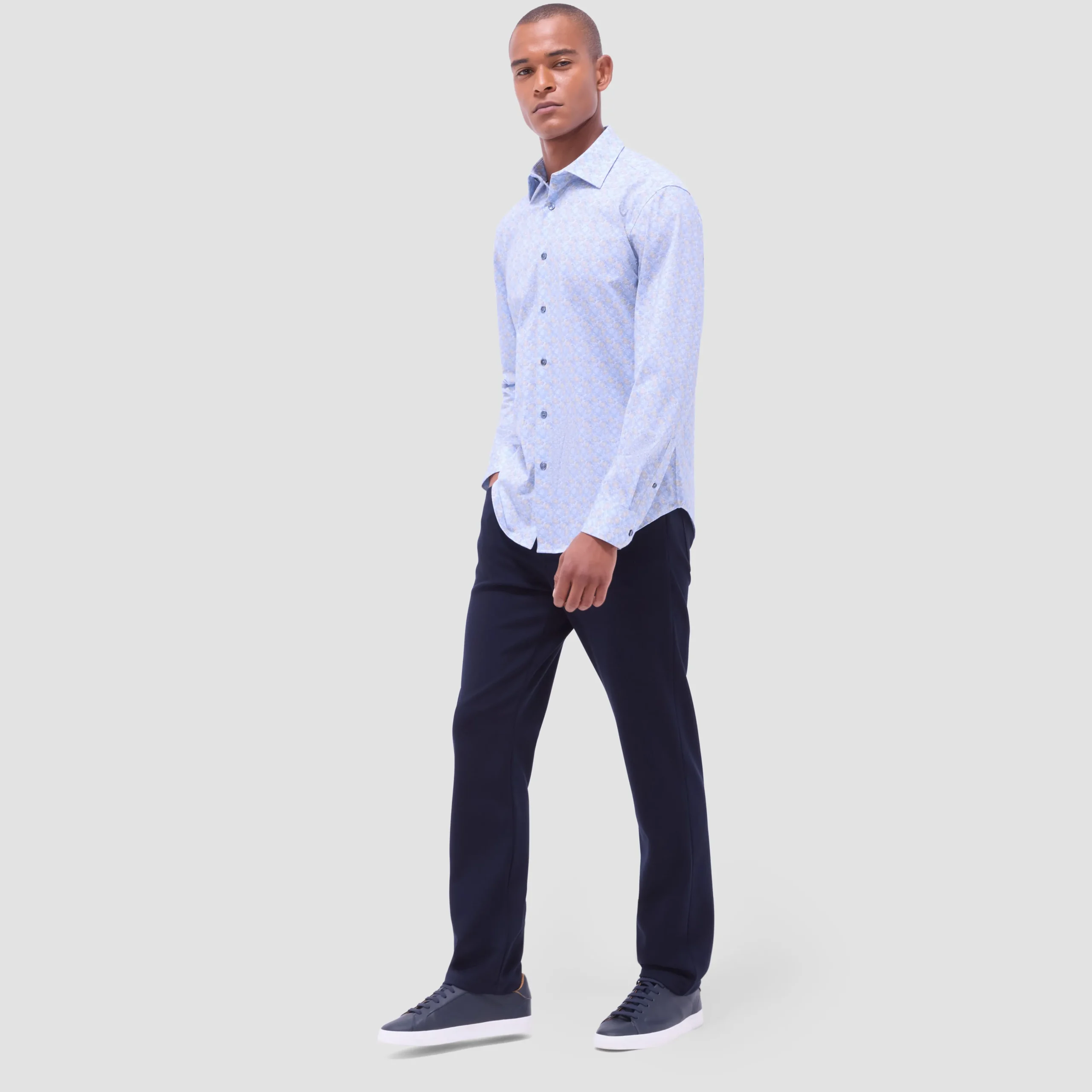 James Leaf Print OoohCotton Shirt