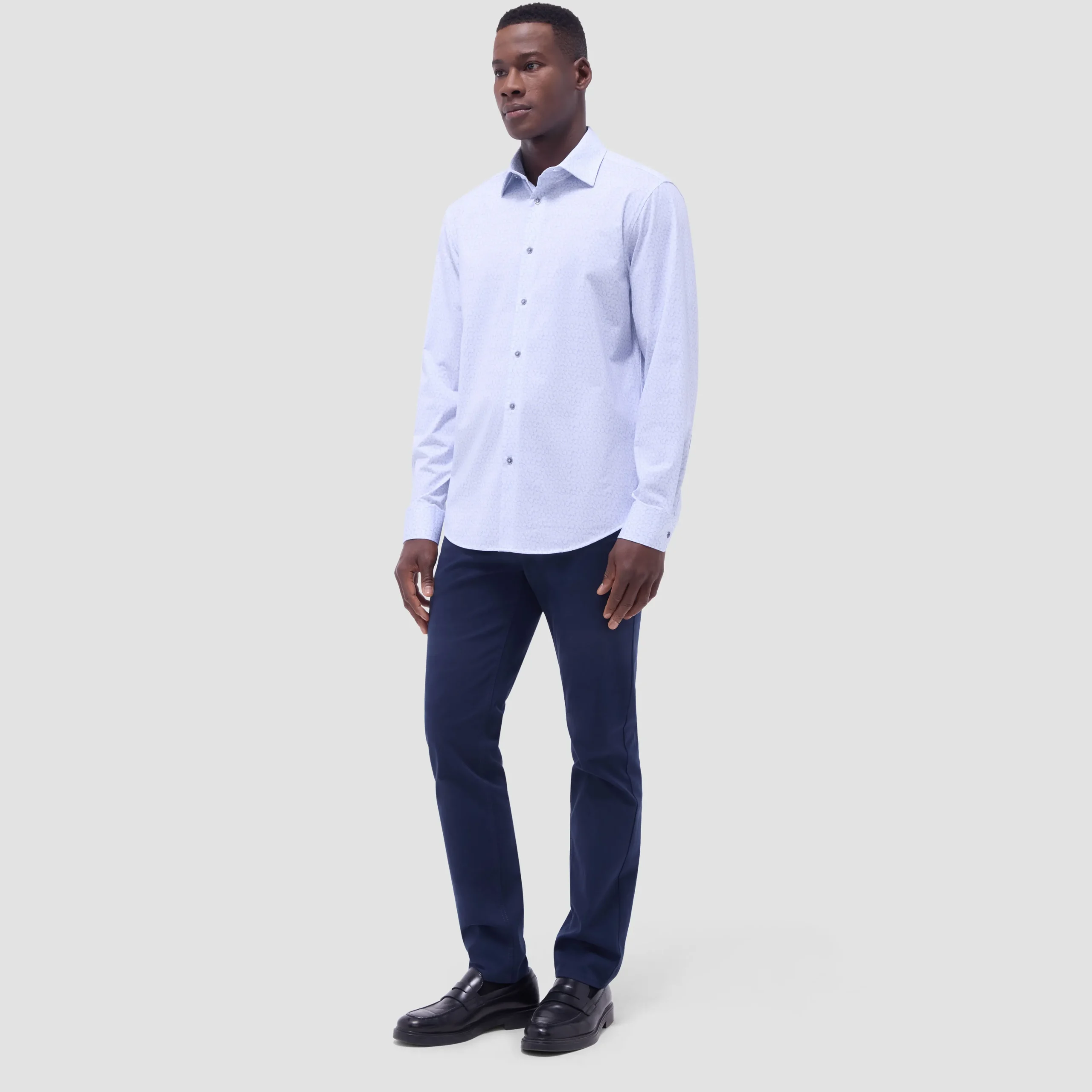 James Leaf Print OoohCotton Shirt