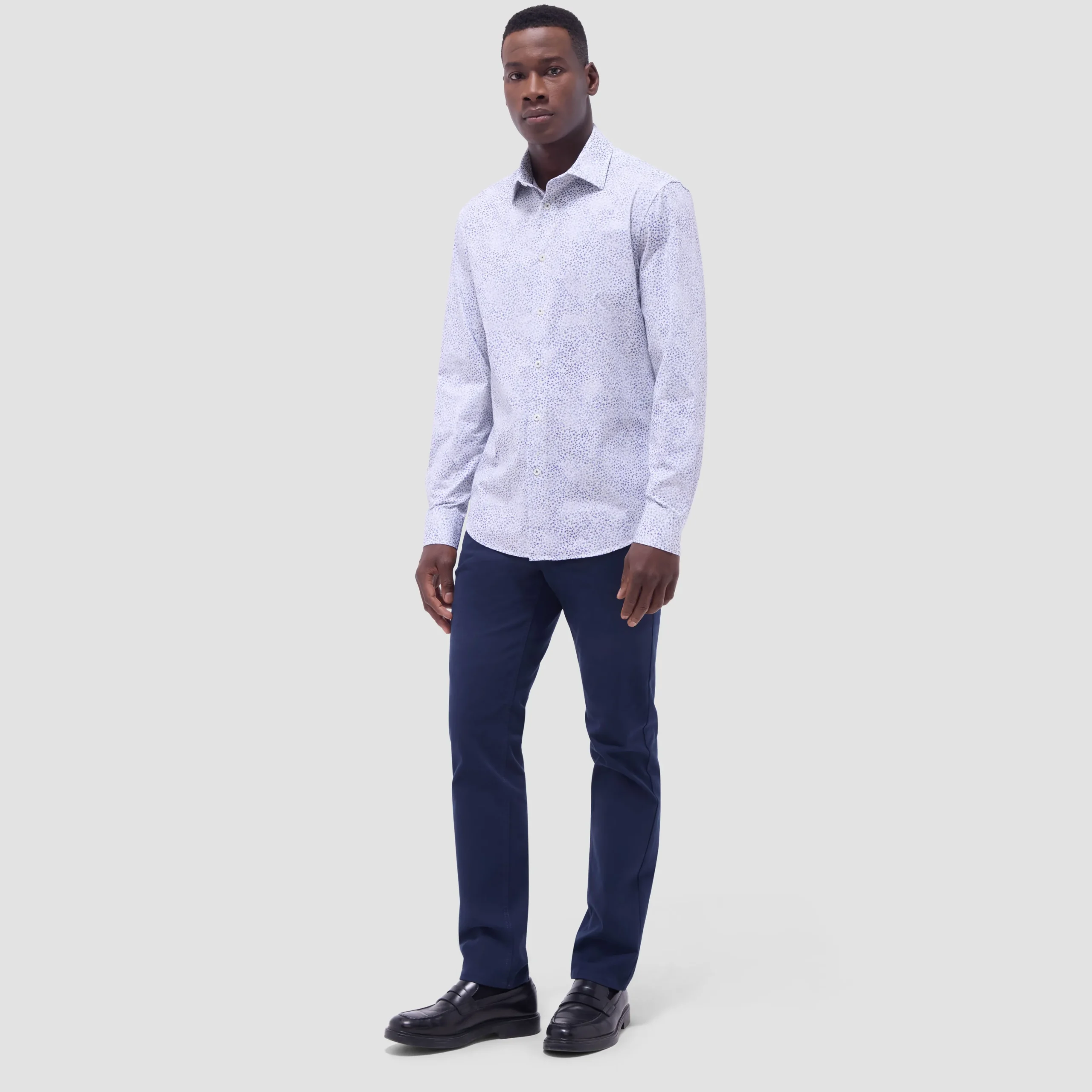 James Leaf Print OoohCotton Shirt