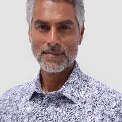 James Leaf Print OoohCotton Shirt