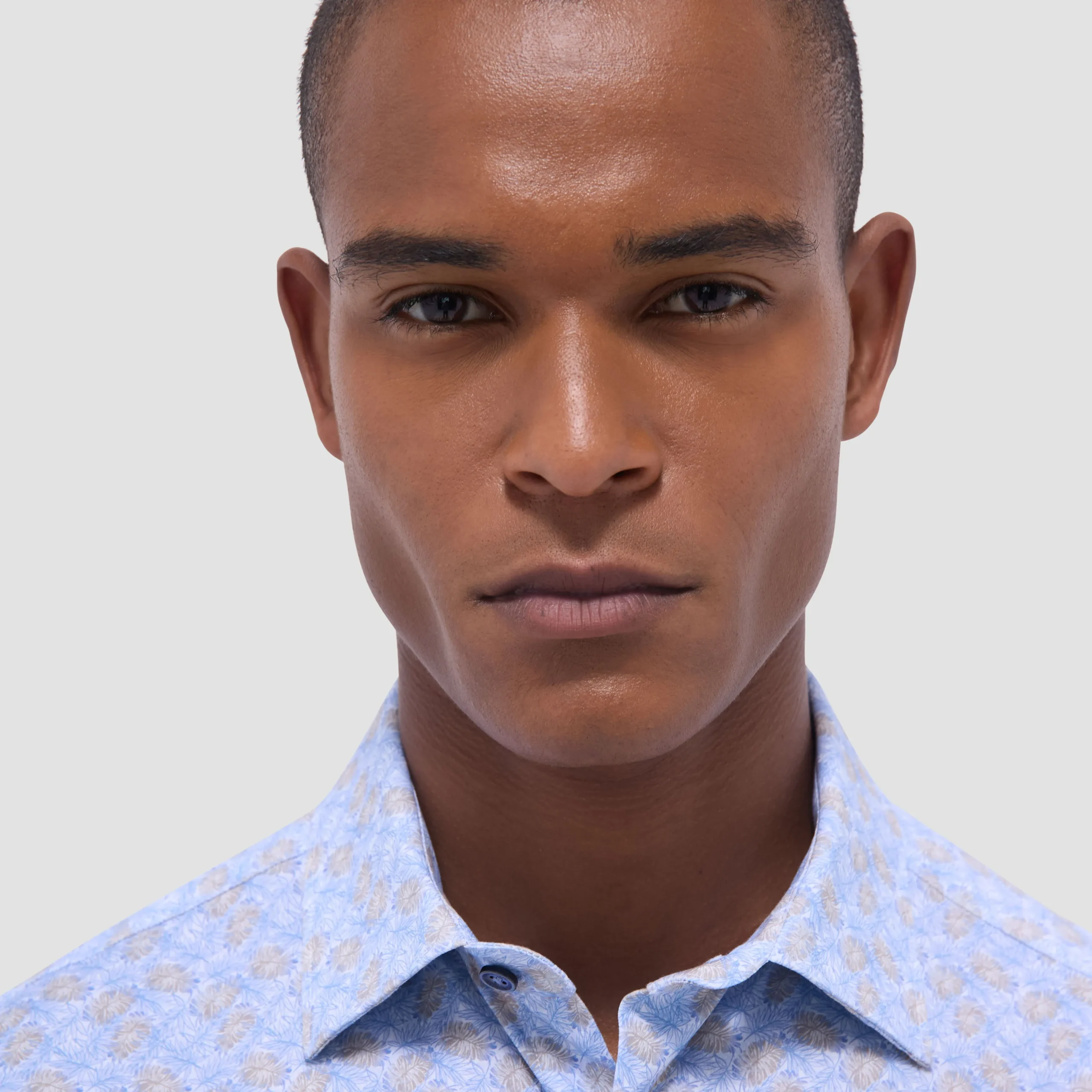 James Leaf Print OoohCotton Shirt