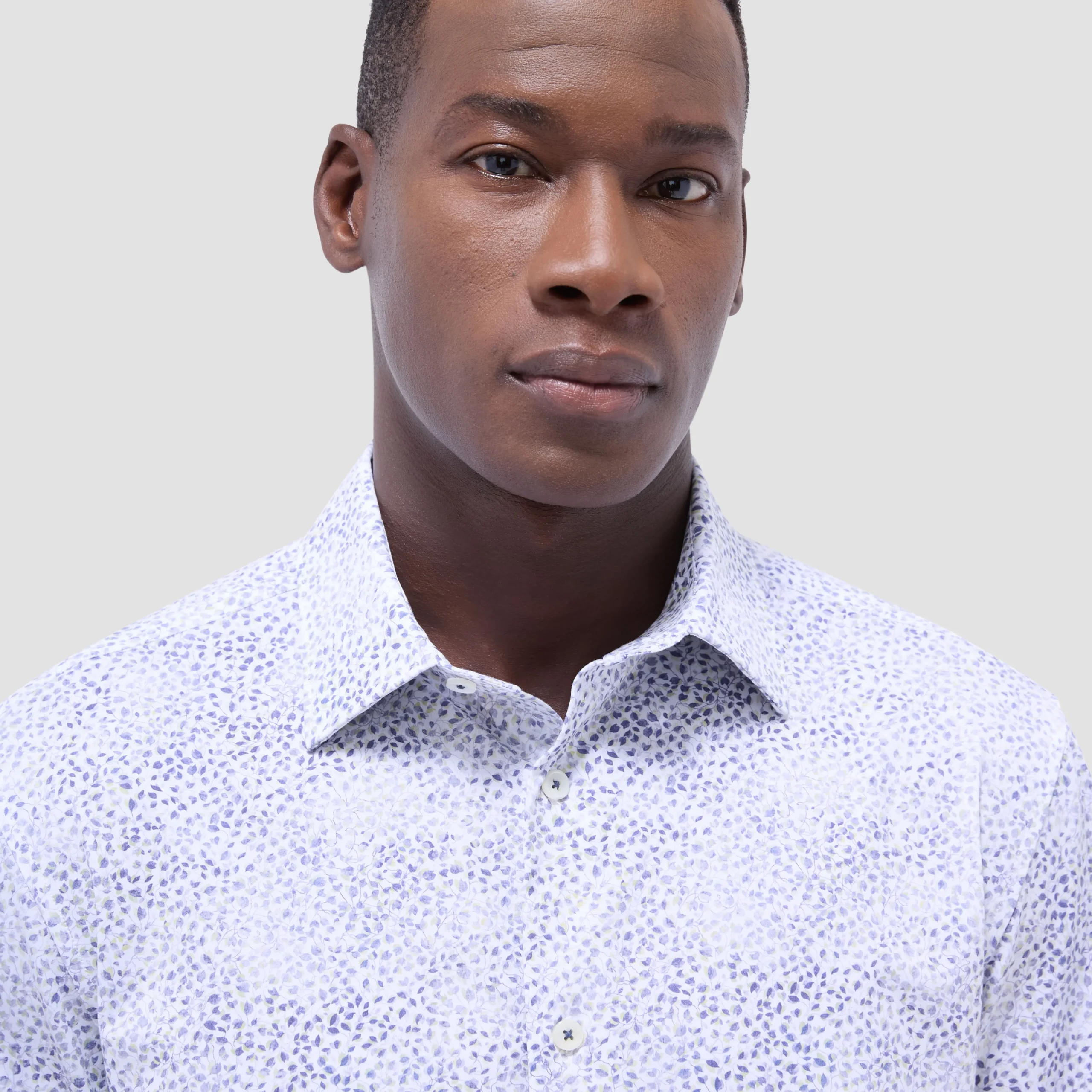 James Leaf Print OoohCotton Shirt