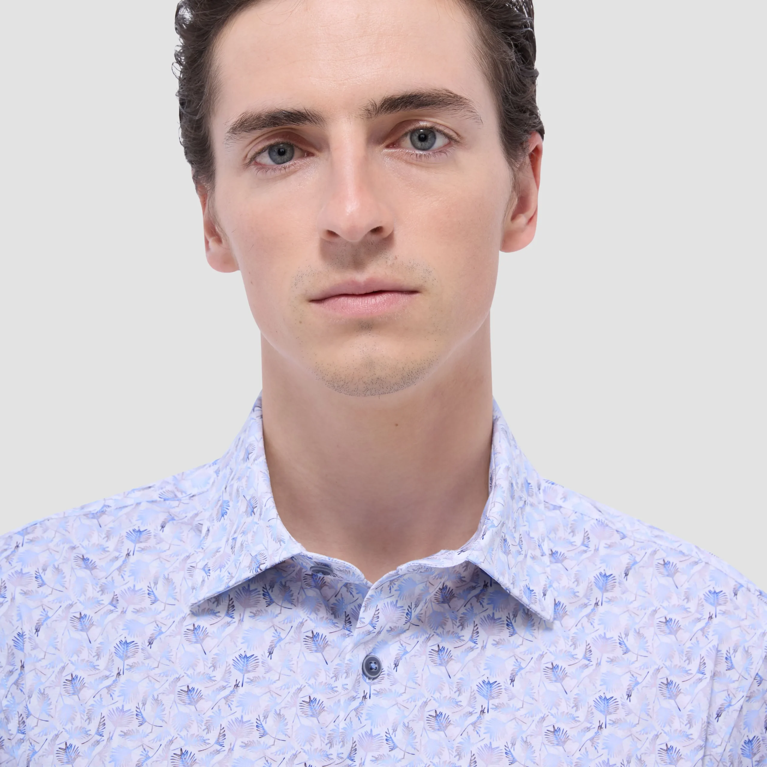 James Leaf Print OoohCotton Shirt