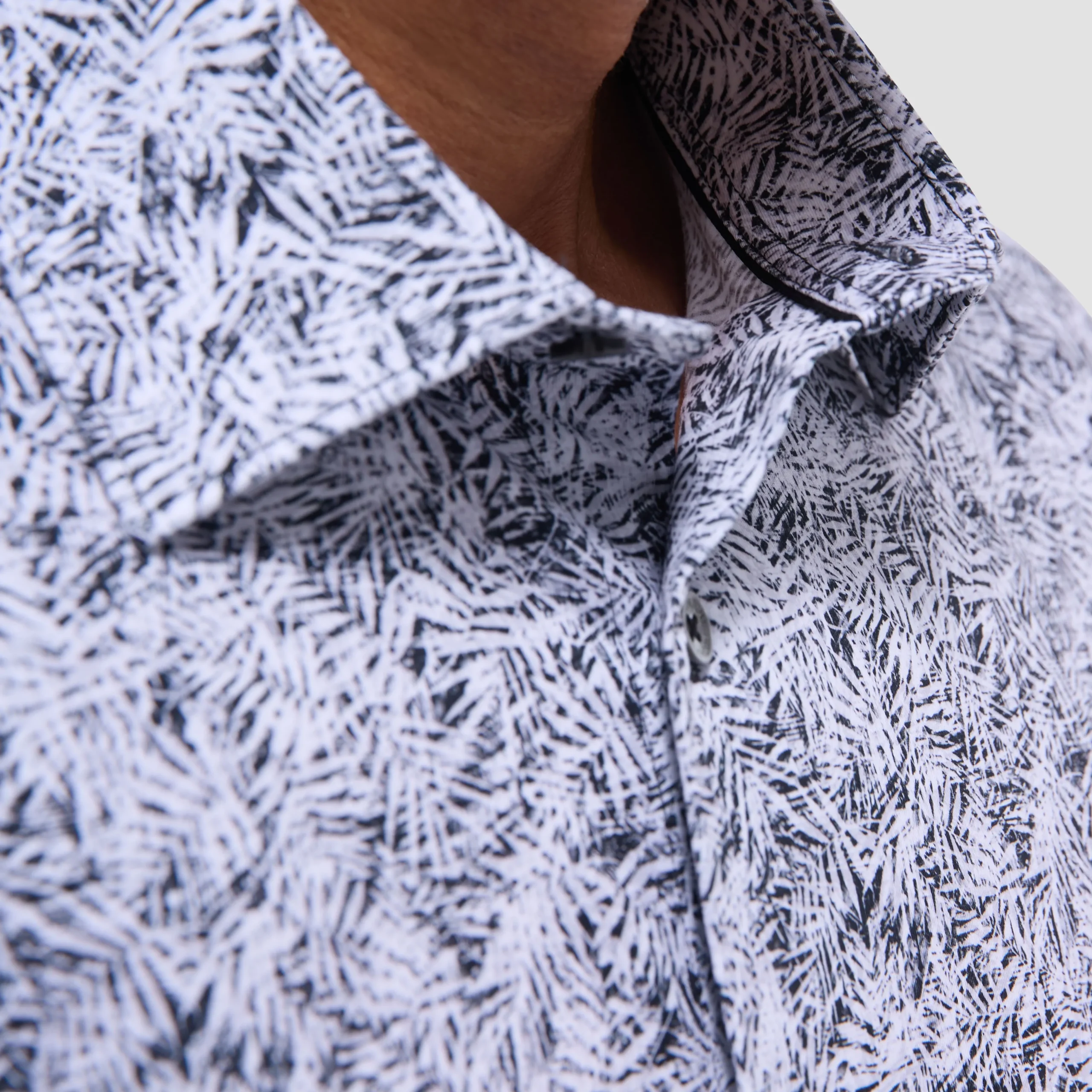 James Leaf Print OoohCotton Shirt