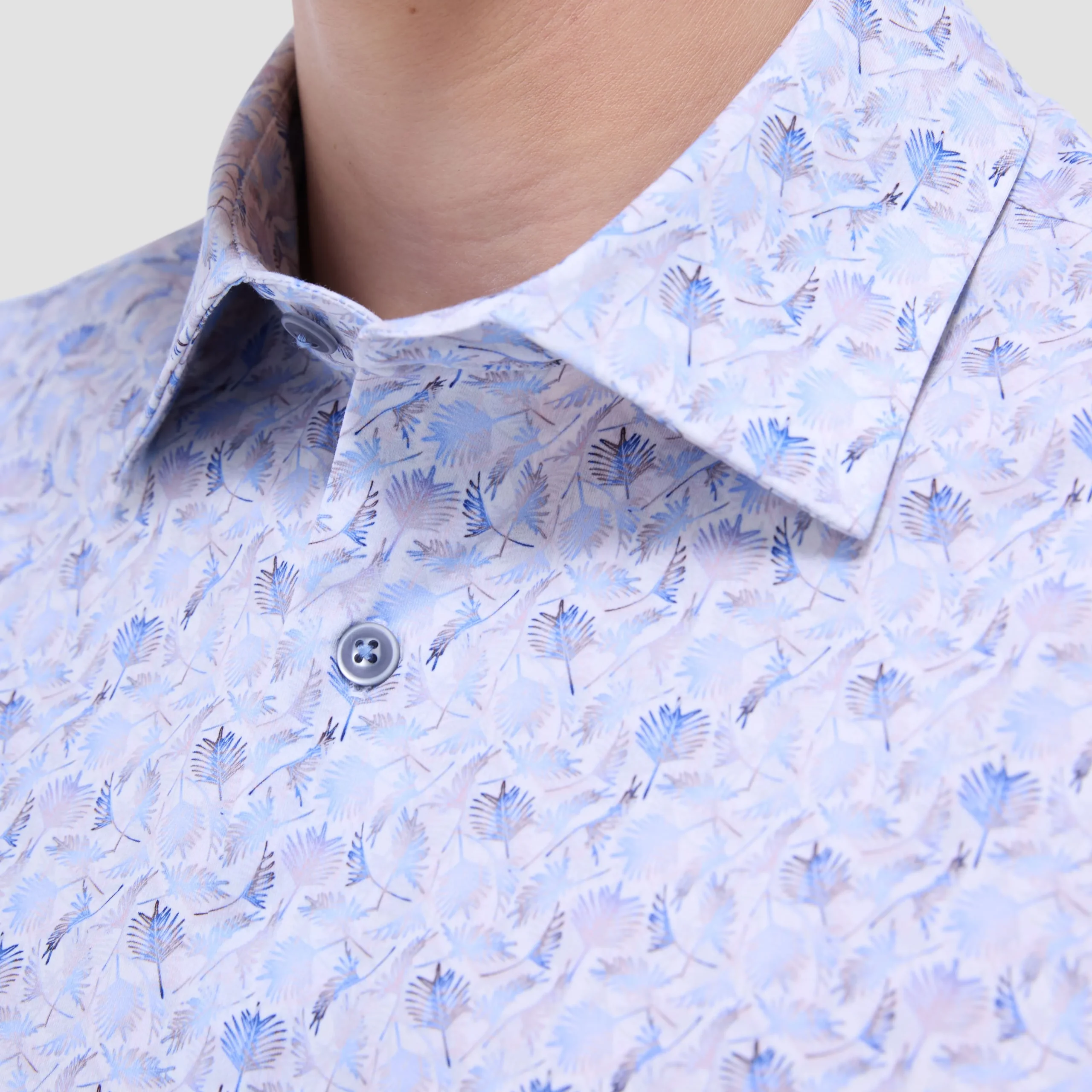 James Leaf Print OoohCotton Shirt