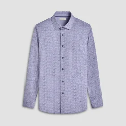 Jimmy Double-Sided Abstract & Check OoohCotton Shirt