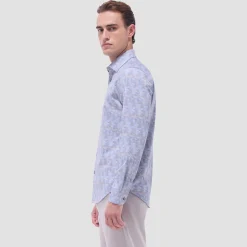 Jimmy Double-Sided Abstract & Check OoohCotton Shirt
