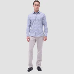 Jimmy Double-Sided Abstract & Check OoohCotton Shirt