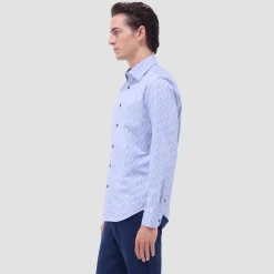 Jimmy Double-Sided Geometric & Solid OoohCotton Shirt