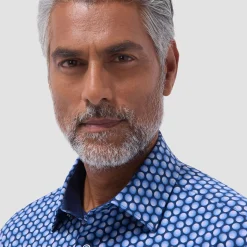 Jimmy Double-Sided Geometric & Solid OoohCotton Shirt