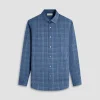 Jimmy Double-Sided Glen Plaid & Herringbone OoohCotton Shirt